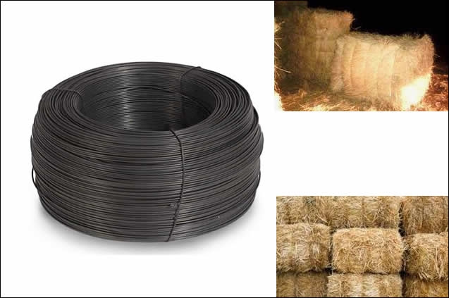 18 gauge black annealed baling wire for rice straws bales